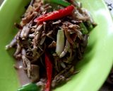 Foto langkah ke 4 dari resep Tumis jantung pisang.