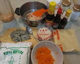Foto langkah ke 2 dari resep Dimsum Ayam Udang (Siomay dan Kulit Tahu) + Saos Dimsum.