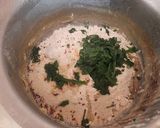 A picture of step 2 of Spinach puri.