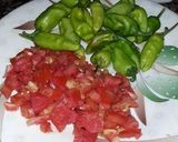 A picture of step 2 of Achari hari mirch ka salan.