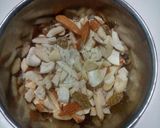 A picture of step 2 of Kachhi kerri ka murabba.