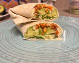 A picture of step 5 of Hummus and Avocado Wrap 🥑 🌯.