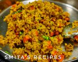 A picture of step 5 of Red poha upama.