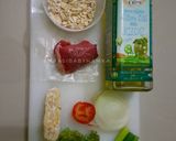 Foto langkah ke 1 dari resep Mpasi Slowcooker Bubur Oat Daging Tempe #menu4bintang.