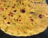 A picture of step 4 of Green Garlic Paratha.
