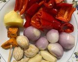A picture of step 1 of Balinese Fish Satay (Satay Lilit Ikan).
