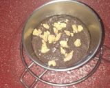 A picture of step 2 of Left over chocolate biscuits brownie.