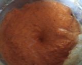 A picture of step 4 of Mysore Masala Dosa with Mysore Chutney.