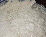 A picture of step 2 of Nigerian puff puff.