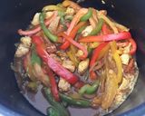 Une image de l'étape 3 de Paella express au poulet/crevettes au Cookeo.