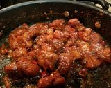A picture of step 5 of Pork binagoongan.