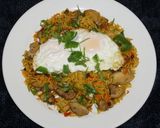 A picture of step 6 of Basmati Rice with Chicken, Jon Style.