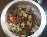 A picture of step 3 of Vegetable Pulao.