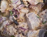 A picture of step 5 of Lamb curry.