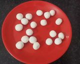 A picture of step 2 of Rasgulla.