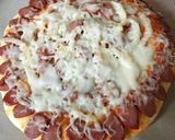 Foto langkah ke 8 dari resep Pizza teflon rumahan.