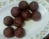 Foto langkah ke 10 dari resep Bola ubi ungu isi gula merah dan keju mozarela.