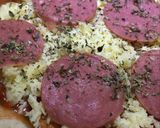 Foto langkah ke 6 dari resep THIN CRUST Pepperoni PIZZA 🍕.