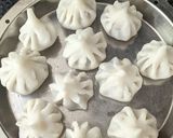 A picture of step 8 of Ukadiche modak (steamed modak).