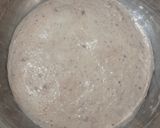 Foto langkah ke 3 dari resep Flaxseeds Double Chocolate Sourdough Bread.