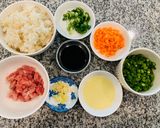 Hình bước làm 1 của món Cơm chiên
