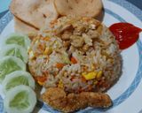 Foto langkah ke 4 dari resep Nasi Goreng Salmon ala Resto Jepang.