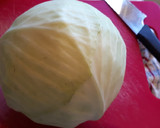 Foto del paso 1 de la receta: Ensalada de col con aderezo de lima, leche de coco y cacahuetes
