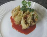 A picture of step 5 of Spring roll.