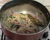 A picture of step 4 of Coconut milk rice.