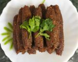 A picture of step 5 of Soya Kababs.