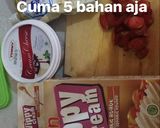 Foto langkah ke 2 dari resep Dessert strawberry cheese cake (no bake).