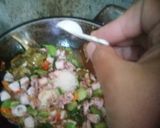 Foto langkah ke 8 dari resep Oseng Cumi Asin pete Cabai Hijau.