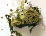 A picture of step 5 of Palak khandvi.