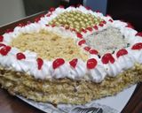 صورة لخطوة 4 من وصفة تزيين التورته 😍🎉🎂
