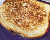 A picture of step 5 of BPT Grilled Cheese.