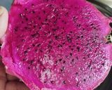 Foto langkah ke 1 dari resep Puding Buah Naga Vla Vanila.