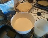 Foto del paso 1 de la receta: Pañuelos de panqueques con jamón y queso bañados en salsa blanca
