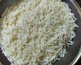 A picture of step 4 of Schezwan fried rice.