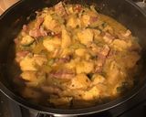 Une image de l'étape 13 de Coings, courgettes et tomates au lard fumé.