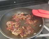 Foto del paso 1 de la receta Guisantes con jamón con un toque de jengibre y soja