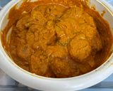 A picture of step 1 of Instant Pot Chicken Curry.