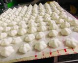 Hình bước làm 6 của món Món cho bé : Bánh lòng trắng sữa chua ăn dặm