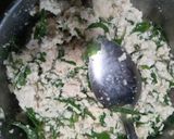 Foto langkah ke 6 dari resep Perkedel Tahu Bayam.