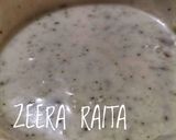 A picture of step 3 of Zeera raita.