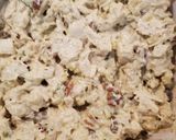 A picture of step 1 of Curry chicken salad.