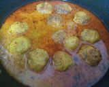 A picture of step 10 of Paneer Stuffed Shahi Gatta Curry.