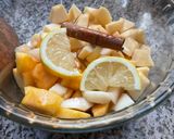 Une image de l'étape 2 de 🍑Confiture pêche 🍑 pomme 🍎 🍋saveurs orientales🪷.