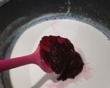 A picture of step 6 of Beetroot Firni.