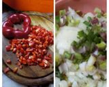 Foto del paso 2 de la receta: Ajíes rellenos en salsa