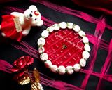 ভ্যালেনটাইন ছানার কেক(valentine chanar cake recipe in Bengali) রেসিপির ধাপ 8 ছবি